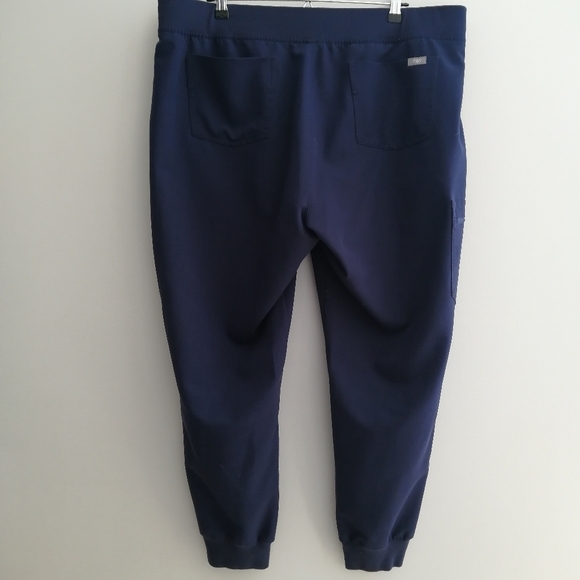 Figs Plus Size Zamora Joggers Medical Scrub Bottoms Navy Blue XXL - Picture 3 of 16